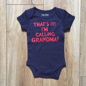 Brand new onesie “that it I am calling grandma”